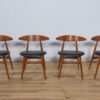 Komplet czterech krzeseł Model CH33, proj. Hans J. Wegner, Carl Hansen & Søn, Dania, lata 60 - obrazek 7