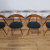 Komplet czterech krzeseł Model CH33, proj. Hans J. Wegner, Carl Hansen & Søn, Dania, lata 60 - obrazek 8