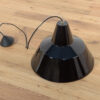Mid-Century Industrial Enameled Pendant Lamp by Louis Poulsen, Denmark, 1950s - Image 11