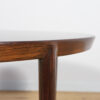Mid-Century Round Rosewood Coffee Table by Severin Hansen for Haslev Møbelsnedkeri, 1960s - Image 10