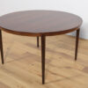 Mid-Century Round Rosewood Coffee Table by Severin Hansen for Haslev Møbelsnedkeri, 1960s