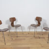 Komplet czterech krzeseł model 3103, proj. A. Jacobsen, Fritz Hansen, Dania, lata 70 - obrazek 3