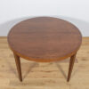 Mid-Century Round Rosewood Dining Table by Severin Hansen for Haslev Møbelsnedkeri, 1960s - Image 6