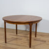 Mid-Century Round Extendable Dining Table from McIntosh, 1960s - Image 2