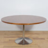 Mid-Century Teak Round Dining Table, 1970s - Image 3