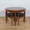 Mid-Century Teak Dining Table and Chairs Set by Hans Olsen for Frem Røjle, 1950s, Set of 5