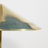 Mosiężna lampa stołowa, proj. Bent Karlby, Lyfa, Dania, 1956 - obrazek 14