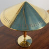Mosiężna lampa stołowa, proj. Bent Karlby, Lyfa, Dania, 1956 - obrazek 11