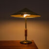 Mosiężna lampa stołowa, proj. Bent Karlby, Lyfa, Dania, 1956 - obrazek 7