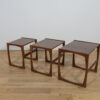 Mid-Century Teak Nesting Tables by R. Benett for G-Plan, United Knigdom, 1970s, Set of 3