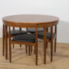 Mid-Century Teak Dining Table and Chairs Set by Hans Olsen for Frem Røjle, Denmark, 1950s, Set of 5 - Image 3