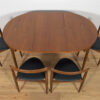 Mid-Century Teak Dining Table and Chairs Set by Hans Olsen for Frem Røjle, Denmark, 1950s, Set of 5 - Image 9