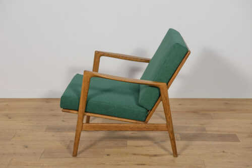 Mid Century Oak Armchair Model 300-139 from Swarzędz Factory, 1960s - Image 5