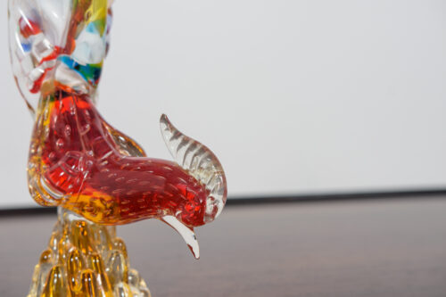 Figurka bażanta ze szkła Murano , Włochy, lata 60 - obrazek 8