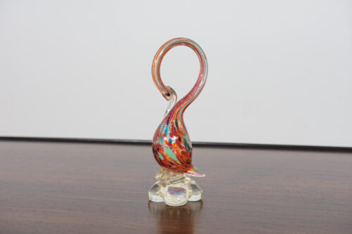 Figurka łabędzia ze szkła Murano , Włochy, lata 60 - obrazek 3