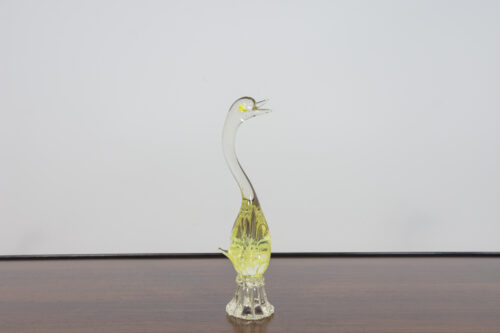 Murano glass goose figurine, Italy, 1960s