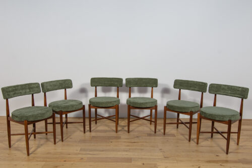 Mid-Century Teak Dining Chairs by Ib Kofod Larsen for G-Plan, 1960s, Set of 6