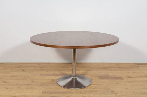 Mid-Century Modern Round Dining Table, Denmark, 1970s - Image 3