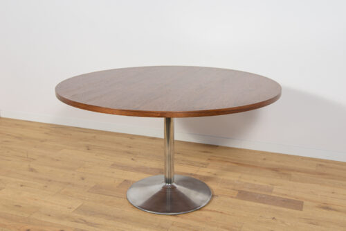 Mid-Century Modern Round Dining Table, Denmark, 1970s
