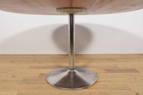 Mid-Century Modern Round Dining Table, Denmark, 1970s - Image 9
