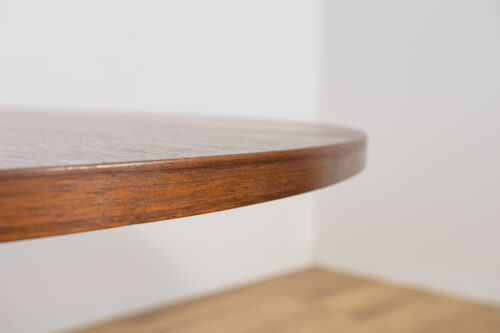 Mid-Century Modern Round Dining Table, Denmark, 1970s - Image 8