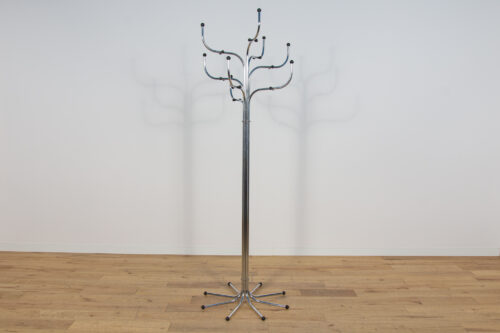 Chromed Steel Coat Rack by Sidse Werner for Fritz Hansen, Denmark, 1970s