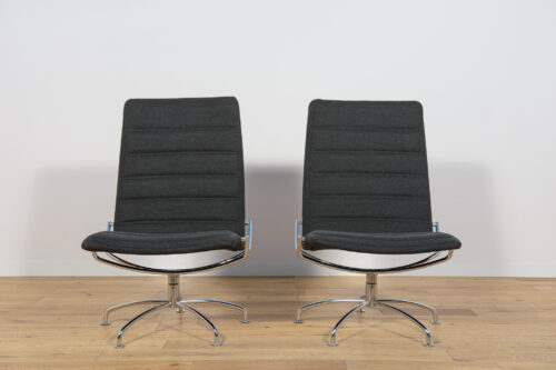 Mid Century SAS Copenhagen Airport Lounge Chairs by Jens Ammunsen for Fritz Hansen, Denmark, 1980s, Set of 2 - Image 3