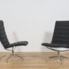 Mid Century SAS Copenhagen Airport Lounge Chairs by Jens Ammunsen for Fritz Hansen, Denmark, 1980s, Set of 2