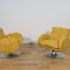 Mid-Century Swivel Armchairs, Denmark, 1960s, Set of 2
