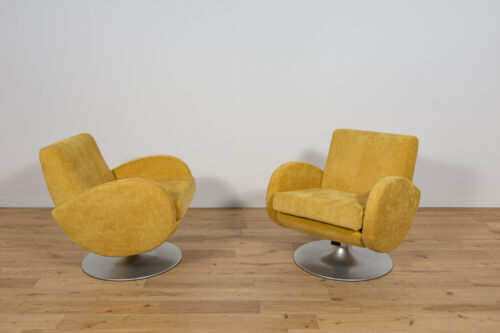 Mid-Century Swivel Armchairs, Denmark, 1960s, Set of 2