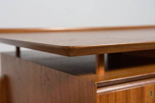 Mid-Century Freestanding Teak Desk, 1960s - Image 17