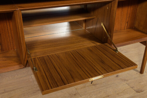 Mid-Century Freestanding Teak Desk, 1960s - Image 12