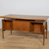 Mid-Century Freestanding Teak Desk, 1960s - Image 8