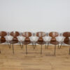 Ant Chair Model 3101 in Teak by Arne Jacobsen for Fritz Hansen, 1970s, Denmark, Set of 8 - Image 4