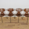 Ant Chair Model 3101 in Teak by Arne Jacobsen for Fritz Hansen, 1970s, Denmark, Set of 4 - Image 5