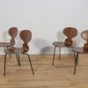 Ant Chair Model 3101 in Teak by Arne Jacobsen for Fritz Hansen, 1970s, Denmark, Set of 4 - Image 4