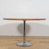 Mid-Century Teak Modern Round Dining Table, Denmark, 1970s - Image 4