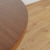 Mid-Century Teak Modern Round Dining Table, Denmark, 1970s - Image 7
