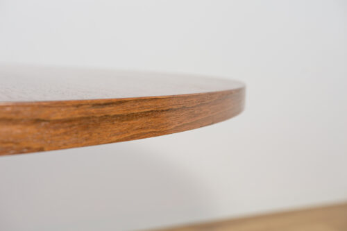 Mid-Century Teak Modern Round Dining Table, Denmark, 1970s - Image 8