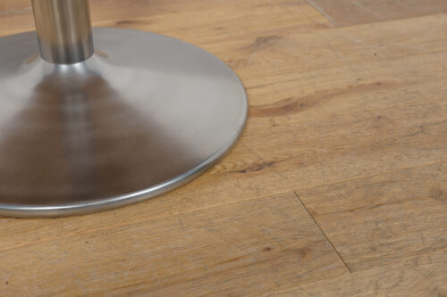 Mid-Century Teak Modern Round Dining Table, Denmark, 1970s - Image 11