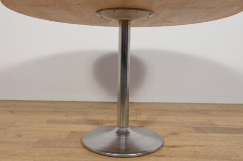 Mid-Century Teak Modern Round Dining Table, Denmark, 1970s - Image 9