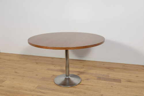 Mid-Century Teak Modern Round Dining Table, Denmark, 1970s
