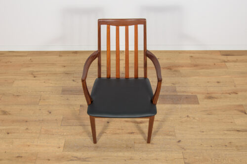 Mid-Century Teak and Leather Dining Chairs by Leslie Dandy for G-Plan, 1960s, Set of 8 - Image 8