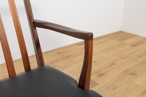 Mid-Century Teak and Leather Dining Chairs by Leslie Dandy for G-Plan, 1960s, Set of 8 - Image 13
