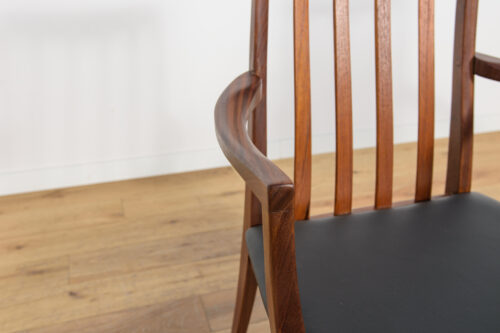 Mid-Century Teak and Leather Dining Chairs by Leslie Dandy for G-Plan, 1960s, Set of 8 - Image 12