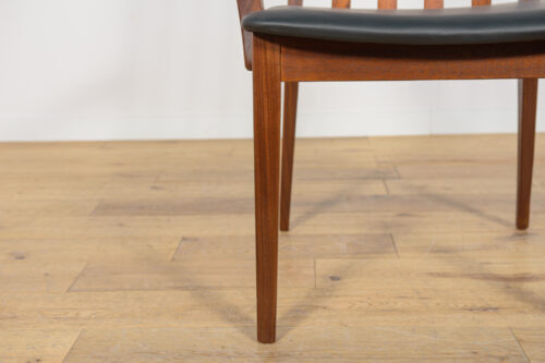 Mid-Century Teak and Leather Dining Chairs by Leslie Dandy for G-Plan, 1960s, Set of 8 - Image 16