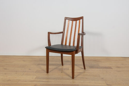 Mid-Century Teak and Leather Dining Chairs by Leslie Dandy for G-Plan, 1960s, Set of 8 - Image 6