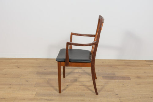 Mid-Century Teak and Leather Dining Chairs by Leslie Dandy for G-Plan, 1960s, Set of 8 - Image 9
