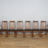 Mid-Century Teak and Leather Dining Chairs by Leslie Dandy for G-Plan, 1960s, Set of 8 - Image 4