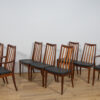 Mid-Century Teak and Leather Dining Chairs by Leslie Dandy for G-Plan, 1960s, Set of 8 - Image 5